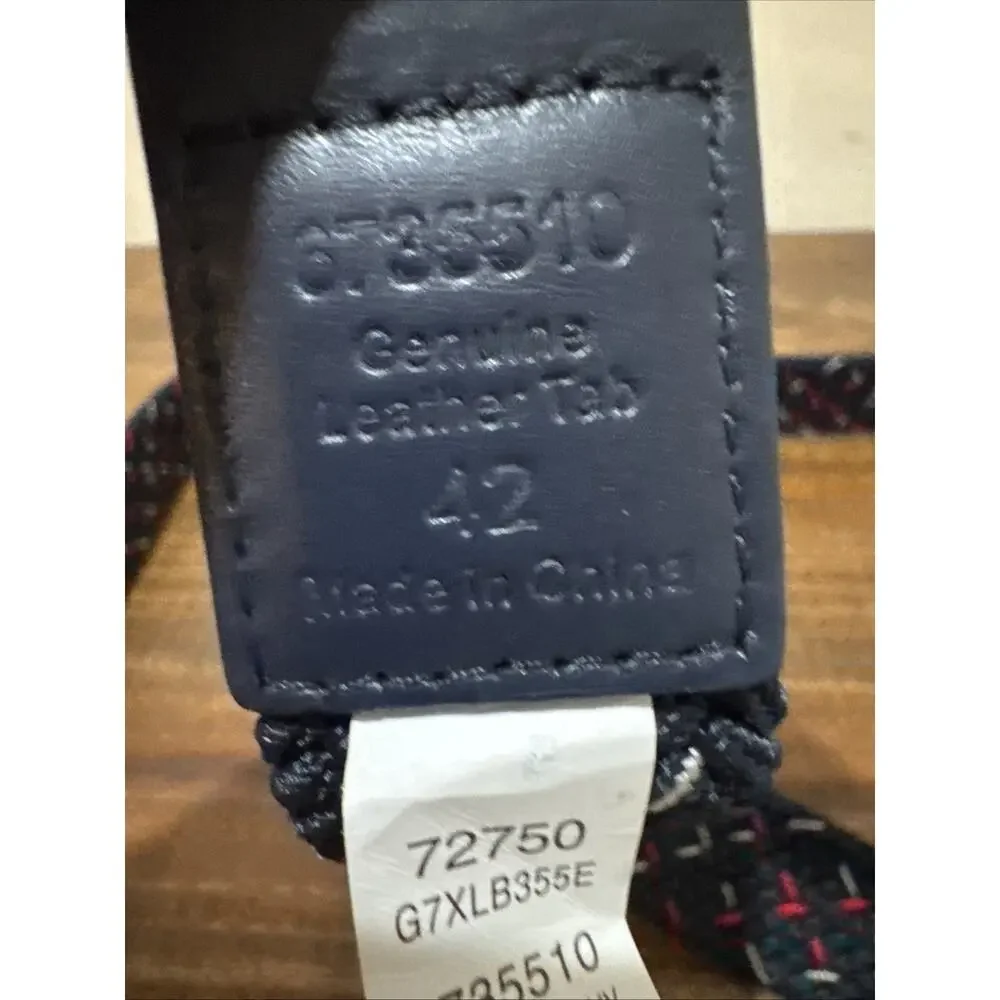 Greg Norman Multi-Braided Canvas Belt Size 42 (Navy)